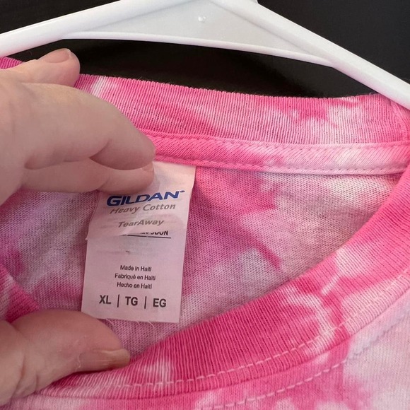 Tampa Florida VSCO Pink Tie Dye Oversized Tee - Picture 3 of 3